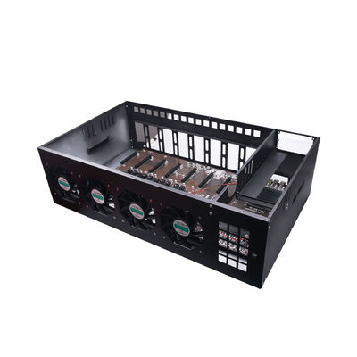 Khung giàn khoan khai thác kim loại được sử dụng Vỏ giàn khoan khai thác 4 Gpu mới cho card đồ họa Atx Rtx Gtx