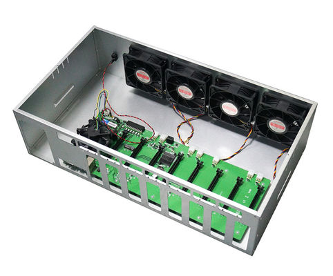 Khung giàn khoan khai thác kim loại được sử dụng Vỏ giàn khoan khai thác 4 Gpu mới cho card đồ họa Atx Rtx Gtx