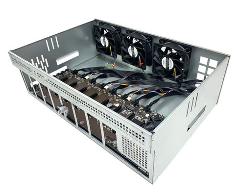 Khung giàn khoan khai thác 8gpu Giá đỡ khai thác tiền điện tử Eth mới cho cạc đồ họa Rtx Gtx