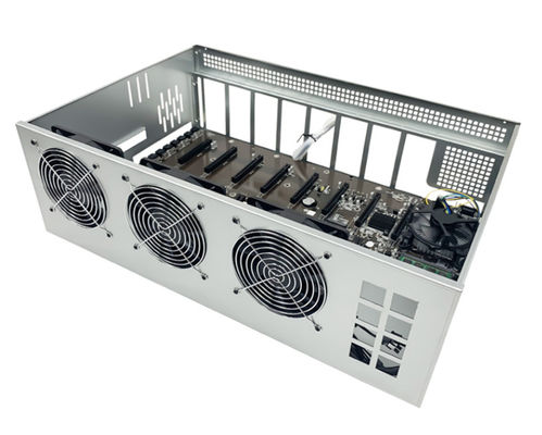 12 Gpu Mining Rig Frame Case New Asic thợ mỏ Rack Eth cho Card đồ họa Atx Gtx