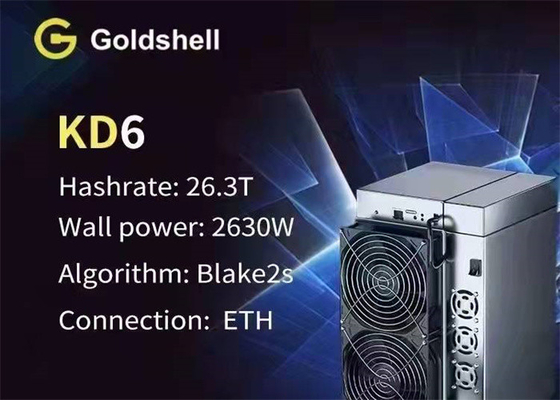 Máy chủ Asic KDA 2630W 26.3TH / S Goldshell KD6 Server