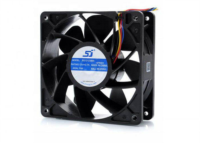 Quạt làm mát tốc độ cao hướng trục, SG121238BS 2.7A Quạt làm mát giá đỡ máy chủ S7 S9 250g